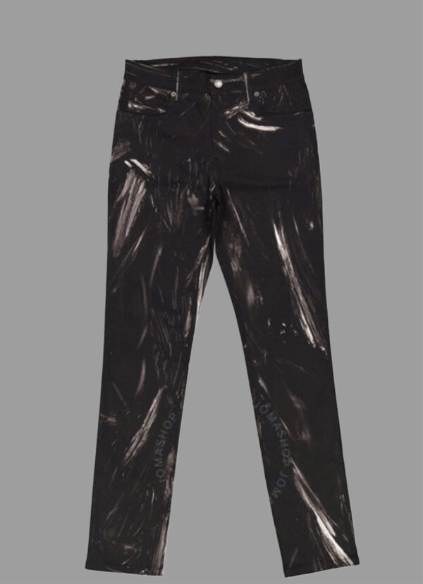 Moschino Painted Effect Print Jeans - Image 3