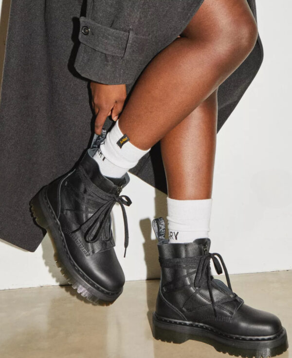 Dr. Martens Jarrick li Laced leather Platform Boots - Image 2