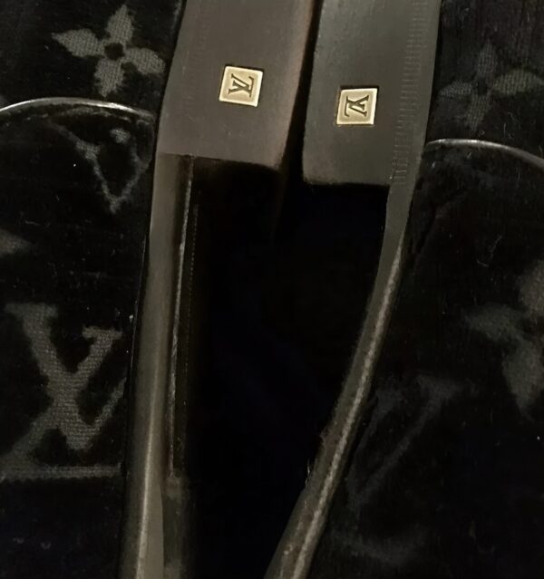 Louis Vuitton Monogrammed Suede Shoes - Image 4