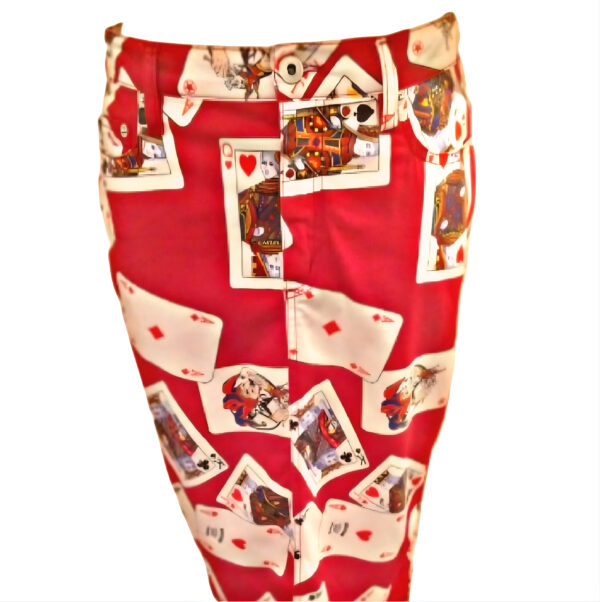 Moschino Poker Theme Pencil Skirt - Image 3