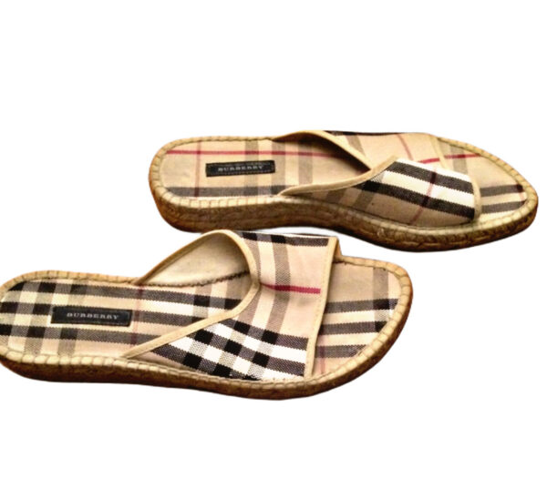 Burberry Espadrille Slides - Image 2