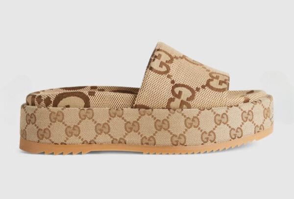 Gucci Angelina Platform Slides - Image 2