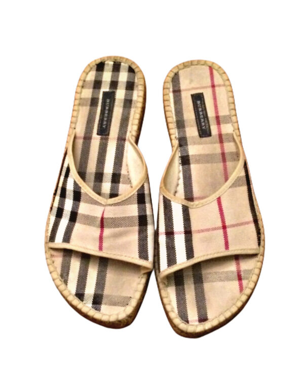 Burberry Espadrille Slides