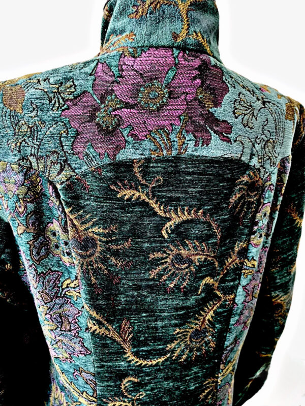 MARY LYNN O'SHEA Hand Made Jacquard Art to Wear Coat - Image 4