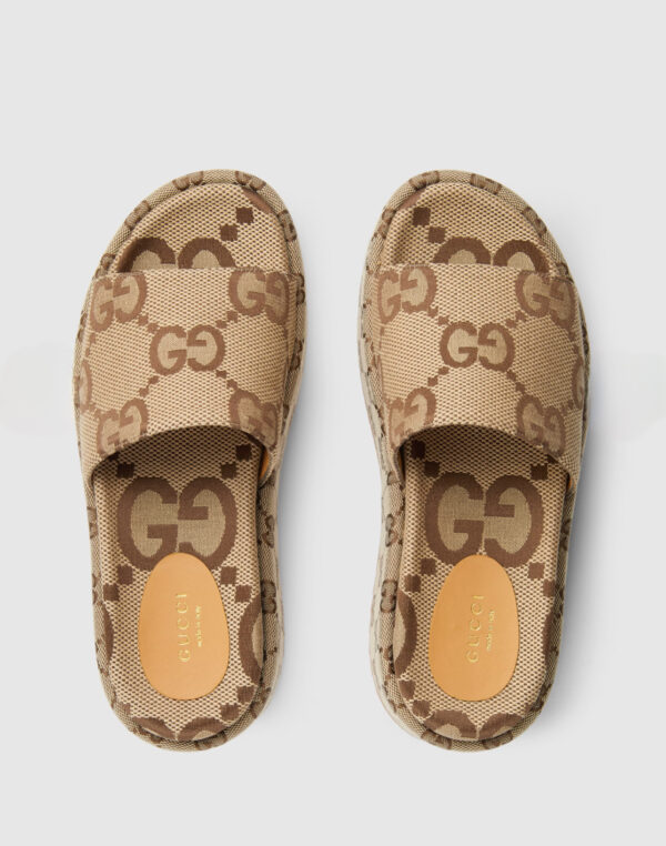 Gucci Angelina Platform Slides - Image 4