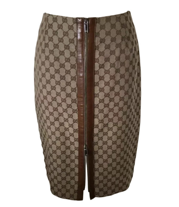 Gucci Monogram Pencil skirt