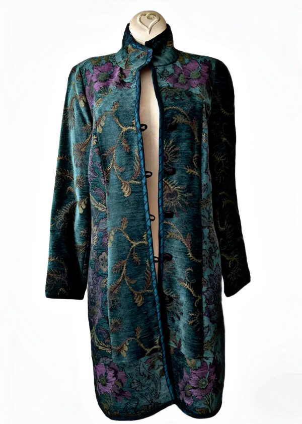 MARY LYNN O'SHEA Hand Made Jacquard Art to Wear Coat - Image 2