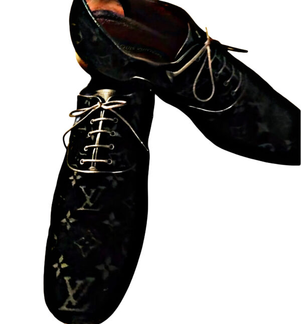 Louis Vuitton Monogrammed Suede Shoes