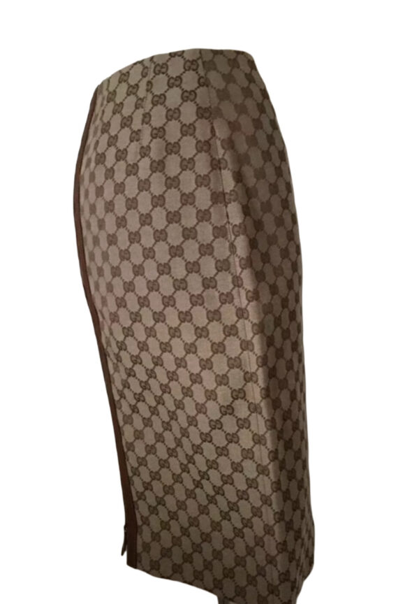 Gucci Monogram Pencil skirt - Image 3