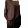 Lanvin Ruched Pleated Dress Size Euro 36