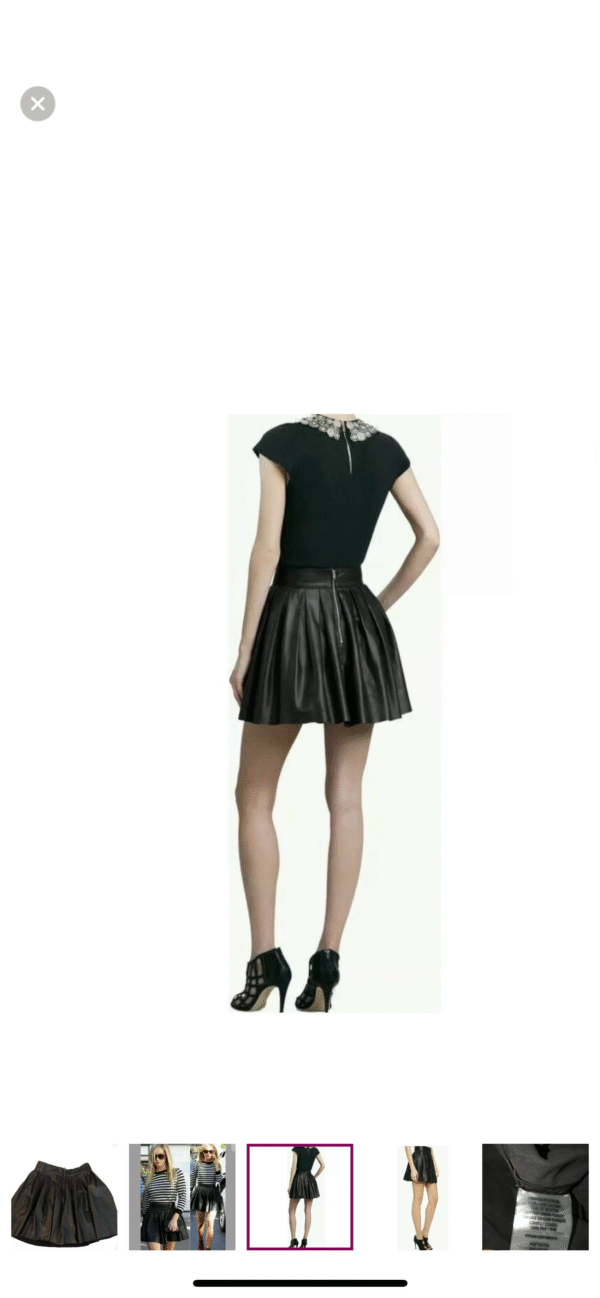 Alice + Olivia Pleated Skirt - Image 4