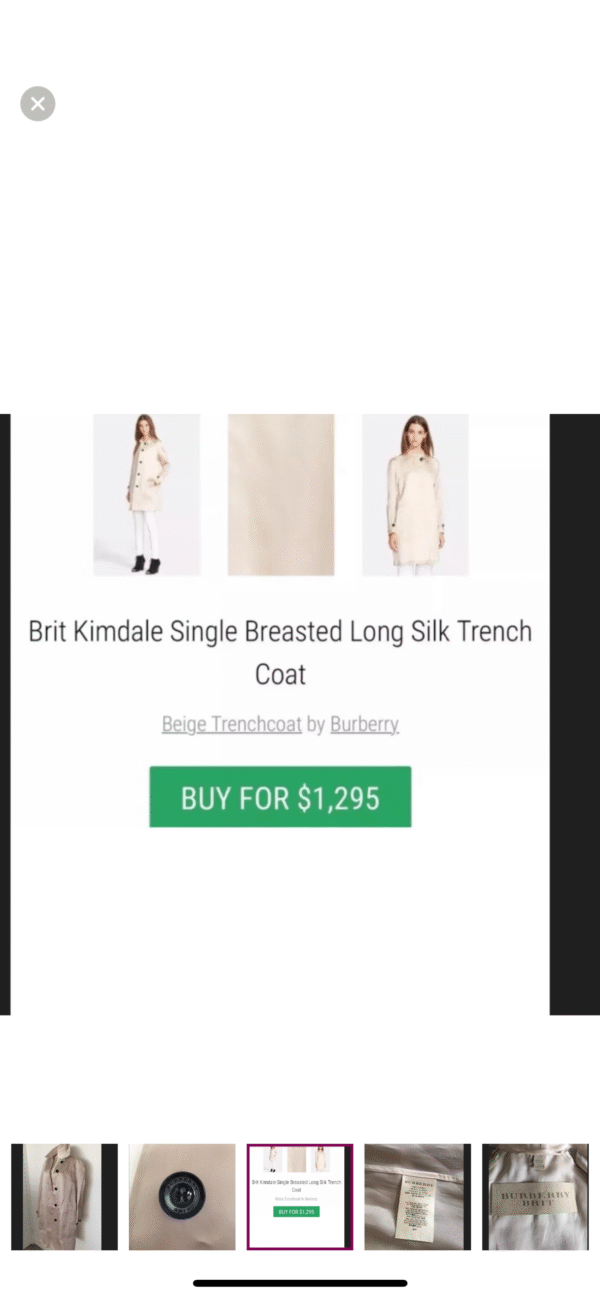 Burberry Brit Kimdale Single Breasted Trench Coat - Image 6