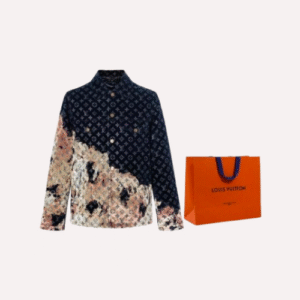 1 Louis Vuitton SS24 Men's Multicolor Denim Jacket Size L Deni