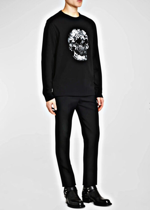 Alexander McQueen Men's Skull-Print T-Shirt - Image 2