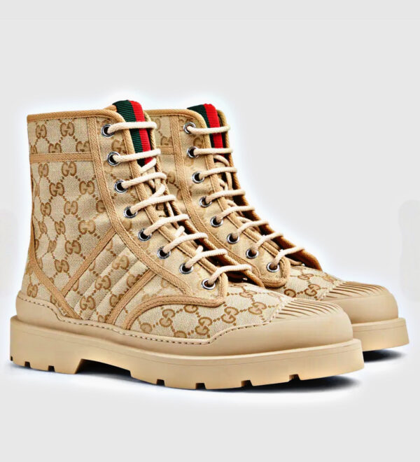 GUCCI MEN'S WEB BOOT - Image 2