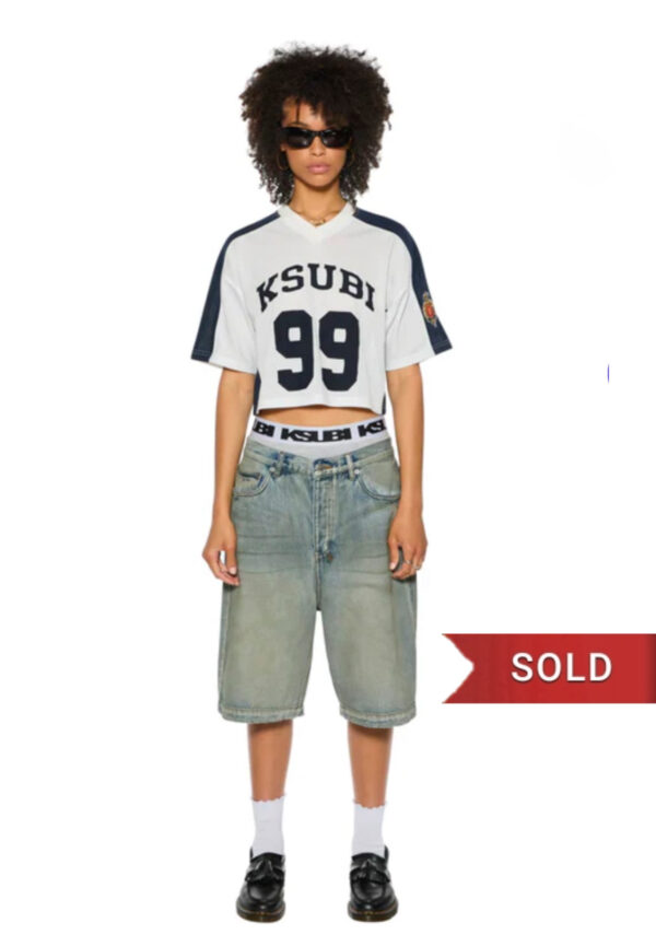 99 Ss Crop Jersey Top