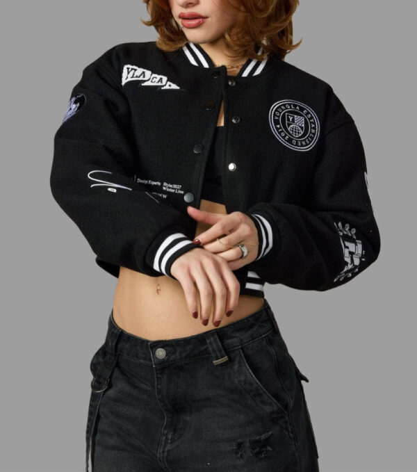 W526 IVY LEAGUE CROPPED JACKET