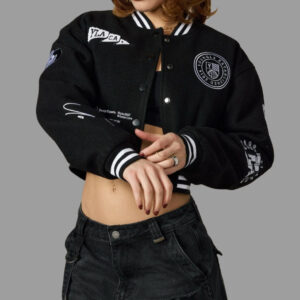 W526 IVY LEAGUE CROPPED JACKET