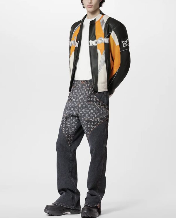 Louis Vuitton Monogrammed Denim Pants - Image 5