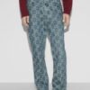 Gucci GG Jacquard Denim Pants