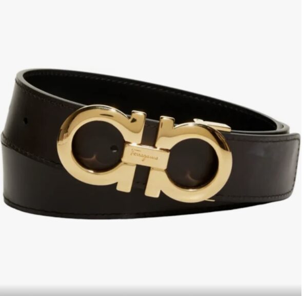 Salvatore Ferragamo Men's Reversible Leather Belt - Image 2