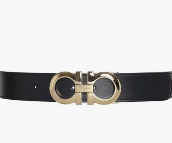 Salvatore Ferragamo Men's Reversible Leather Belt - Image 3