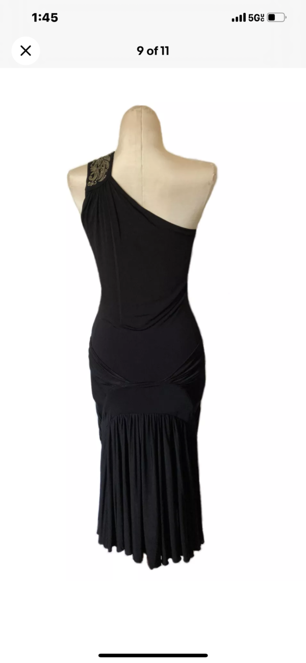 Just Cavalli One Shoulder Draped Dress - Image 5