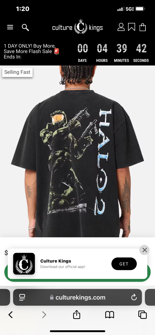 Goat Crew X Halo Halo 2 Vintage T-Shirt