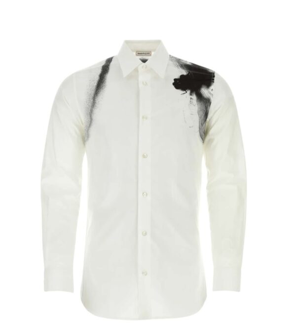 Alexander McQueen Graphic Printed Buttoned Shirt - Image 2