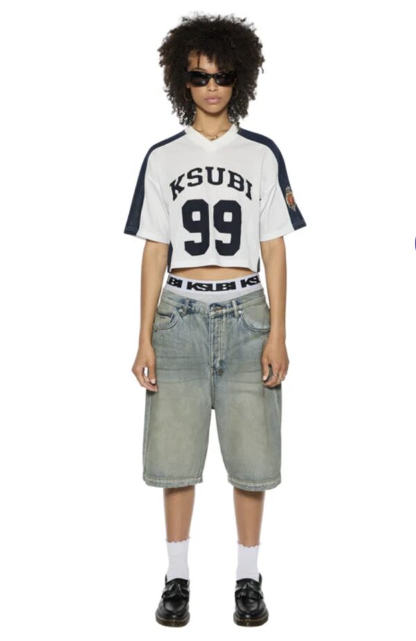 99 Ss Crop Jersey Top