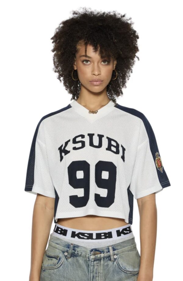 99 Ss Crop Jersey Top - Image 3