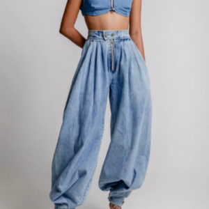 1 London Lake  High Waisted Balloon Jeans