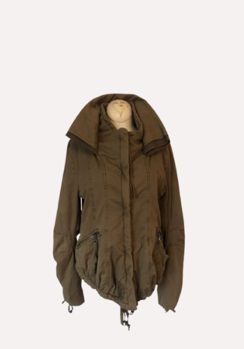 Rundholz Black Label Cotton Blend Asymmetric Jacket