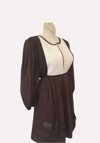 Amelia Toro Brown And White Mini