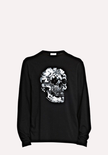 Alexander McQueen Men's Skull-Print T-Shirt