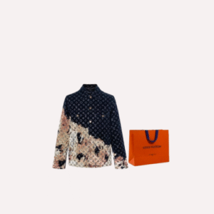 1 Louis Vuitton SS24 Men's Multicolor Denim Jacket Size L Deni